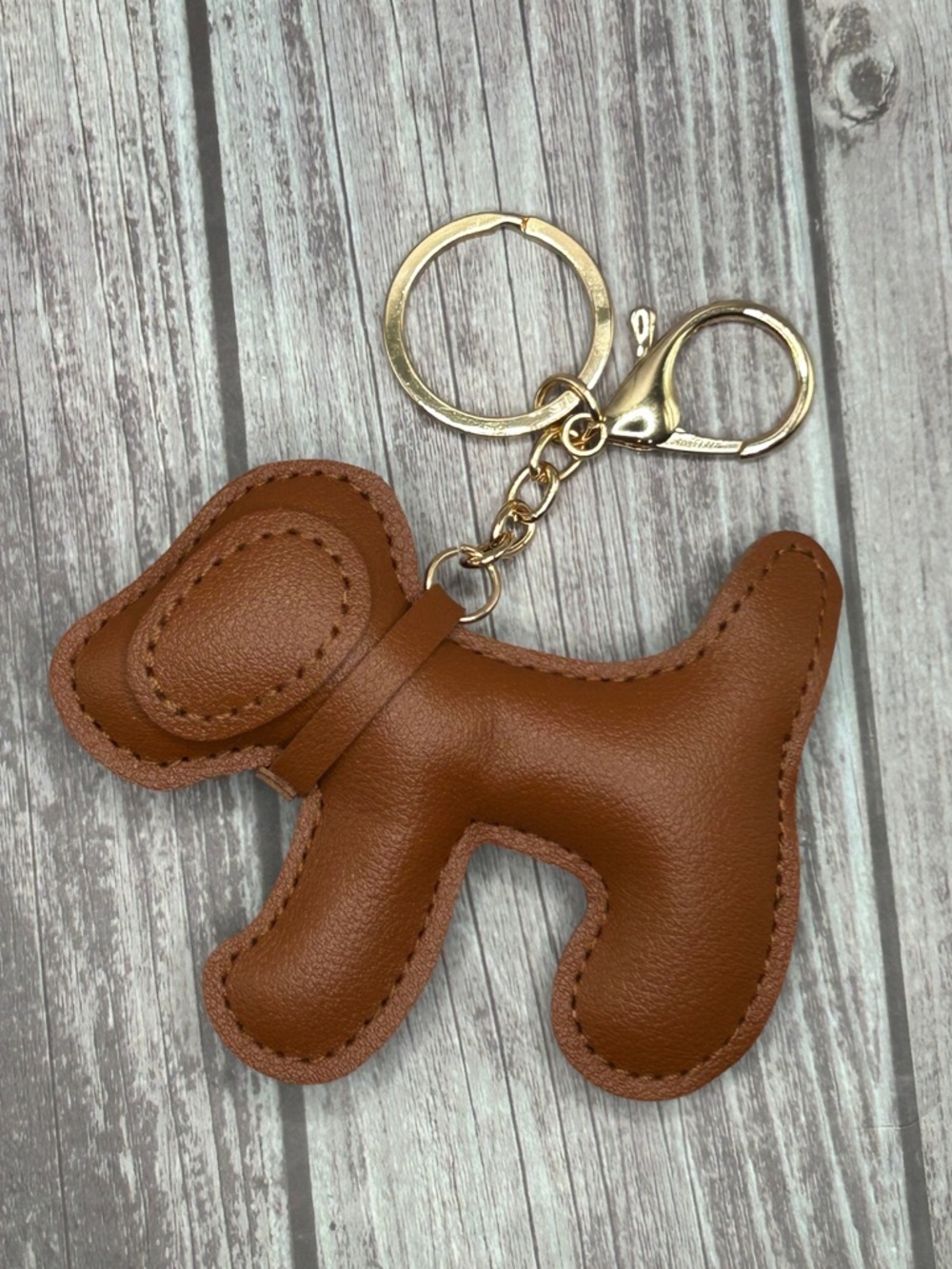 SALE❗️🐶NEW Dog Bag Charm/ Keychain Adorable Puppy Dog Tan - Picture 2 of 8